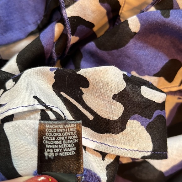 Express Floral Ruffle Sleeveless Tunic - Picture 12 of 12